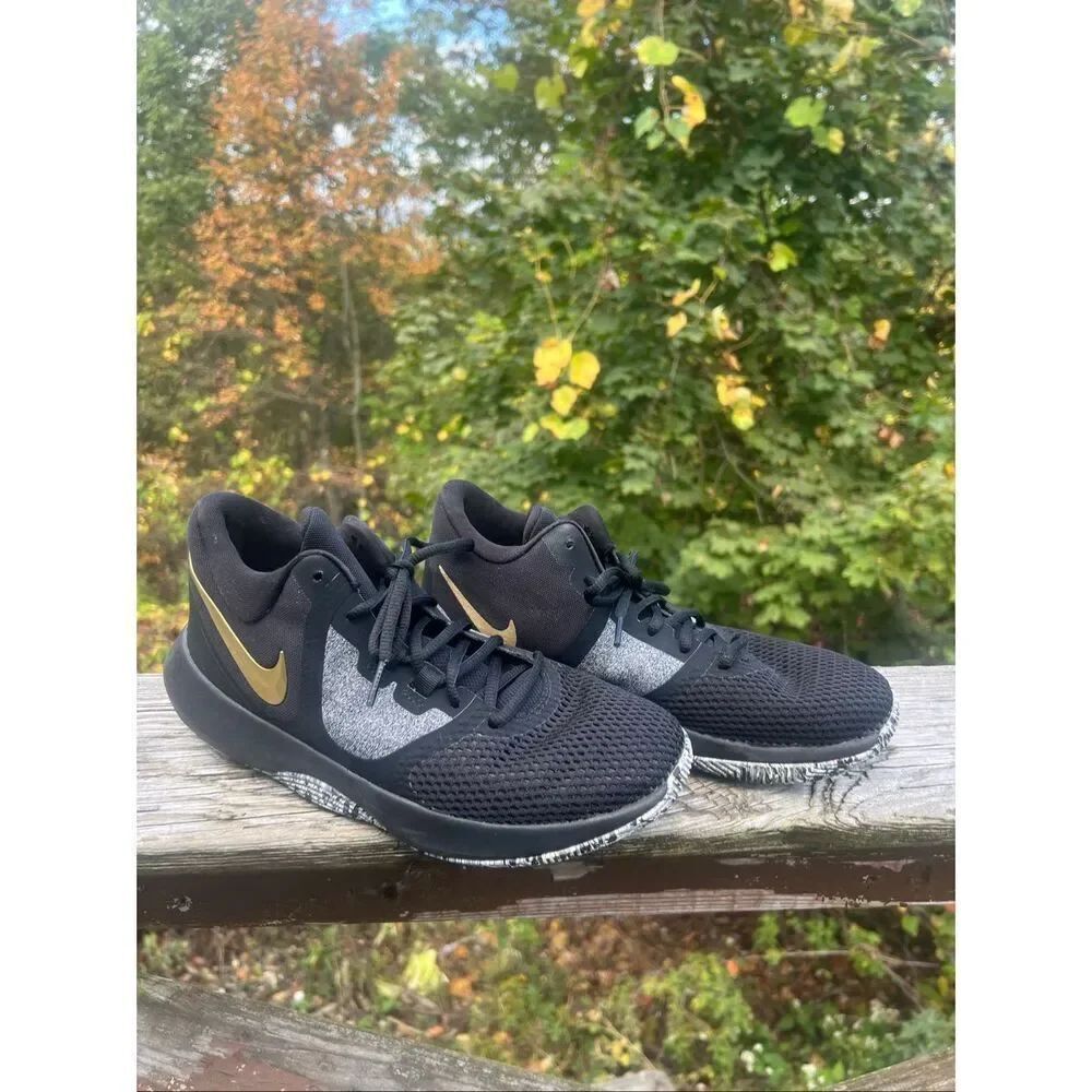 Nike Air Precision II AA7069-090 Black Basketball Men’s Sneakers US Size 8